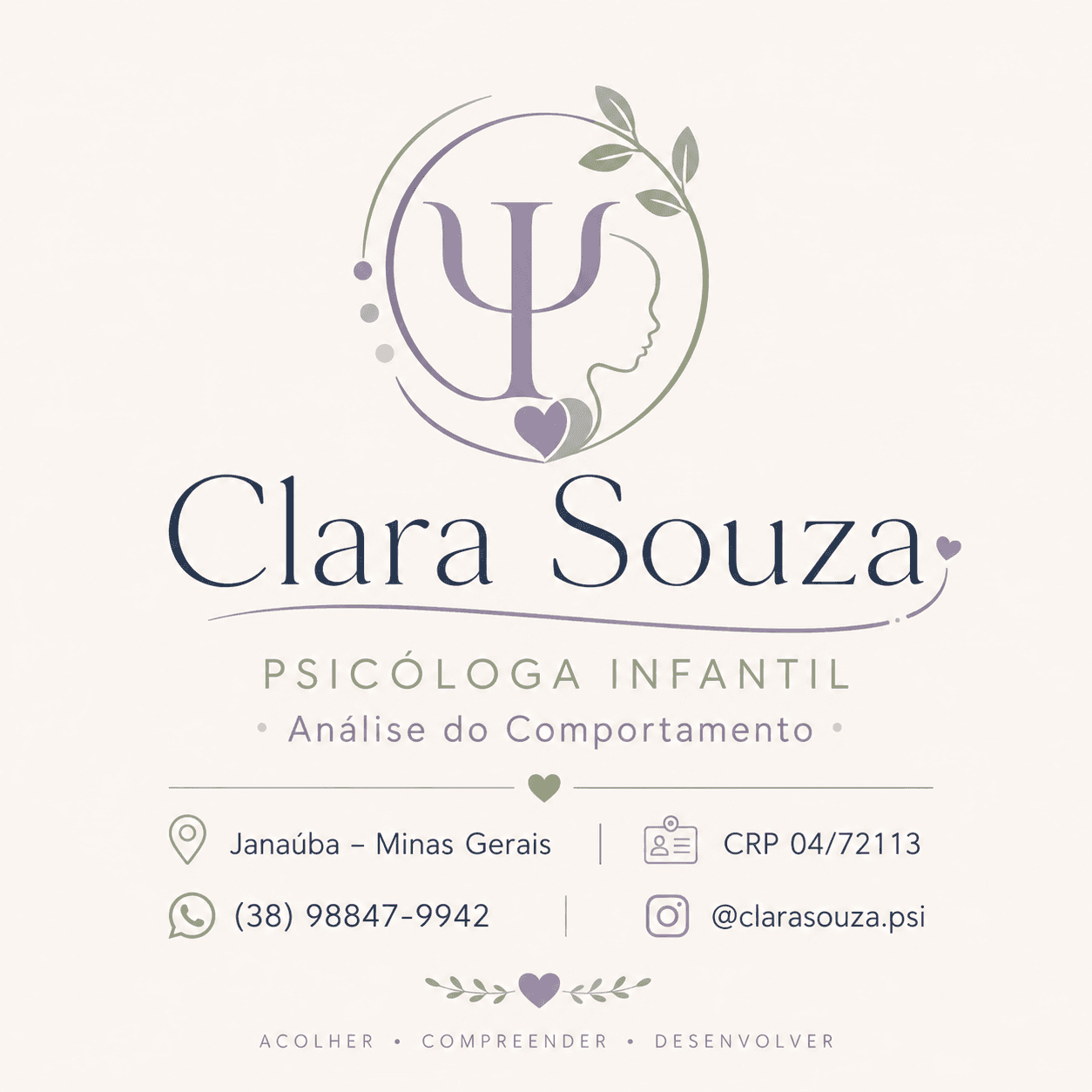 Capa do perfil de maria